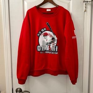 Pechanga X Anaheim Angels Shohei Ohtani Rookie of The Year Sweatshirt